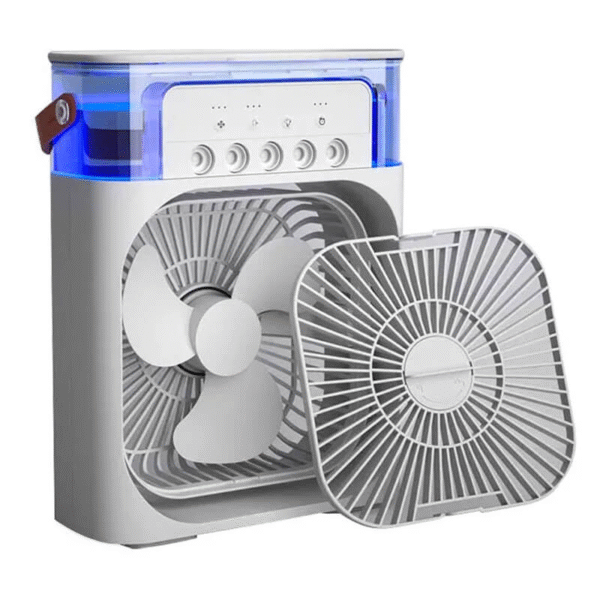 3 in 1 mini portable usb Ac humidifier and LED Water lamp - Image 2